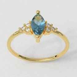 Marquise Gemstone Classic Ring