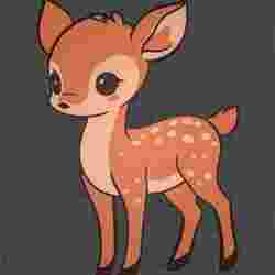 keychain deer-keychain deer/hart