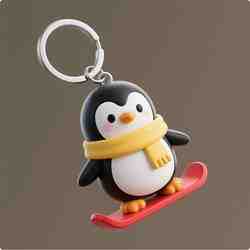 Penguin keychain
