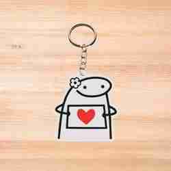 Key ring Flork in love with poster
