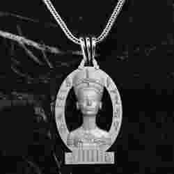 NEFERTITI PENDANT ARTIFACT ANCIENT EGYPT M05
