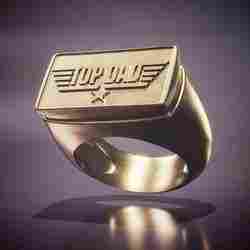 TOP DAD Ring | Top Gun-Inspired Father's Day Gift Ring