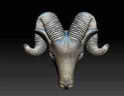 GOAT 3D pendant