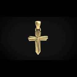 High-Quality Cross Pendant Jewelry Design for 3D Print and CNC Free 3D print model