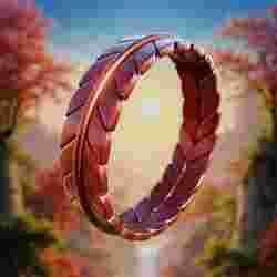 Eternal Laurel Leaf Ring - Nature 3D Print Ready Jewelry 86