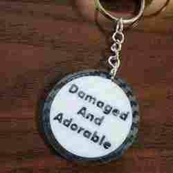 Damaged and/yet adorable keychain