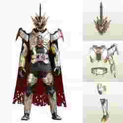 Kamen Rider Solomon Armor Cosplay Template | Almighty Power PDO File for EVA Foam Crafting | Pepakura Foam Suit | Digital Download