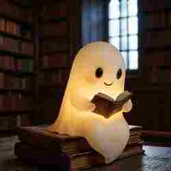 Little Ghost Reader - Halloween Decoration