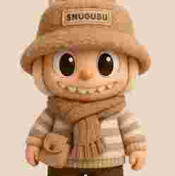 Pop Mart Labubu Dress Be Latte