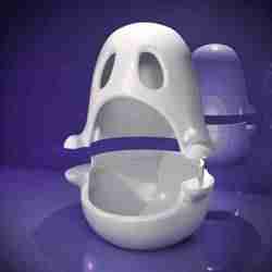 GHOST CANDY BOWL : HALLOWEEN - GHOST