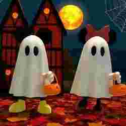 Fantasminha - Mickey e Mine - Halloween
