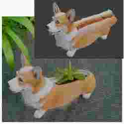 Corgi dog Multifunctional  – Planter, Hotdog Holder, Bowl, porta completo