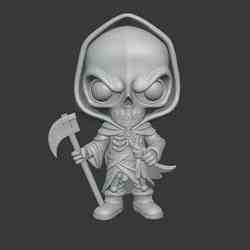 Chibi Grim Reaper (Halloween)
