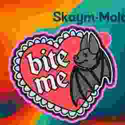 🦇💋 Bite Me Bat Valentine Mold – Freshie, Ornament, Resin & Candle Mold
