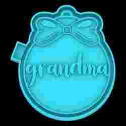 grandma christmas ball - freshie mold