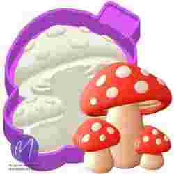 3D Mushroom Freshie STL Mold Housing