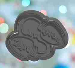 Christmas Merry and Bright Lights Cookie Cutter