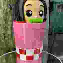 milkshake demon slayer nezuko cup