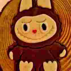 Labubu multipart cookie cutter