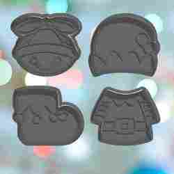 Christmas Elf Elements Cookie Cutter Set