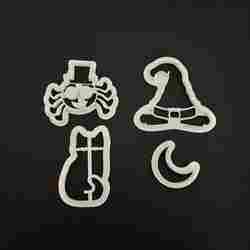 Halloween Bundle (4 Models) Cookie Cutters – STL for Cookies, Fondant & Polymer Clay