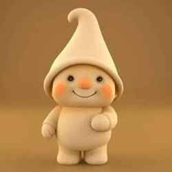 Cute Happy Gnome STL