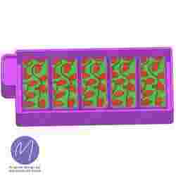Christmas Lights Wax Snap Bar Mold Housing STL