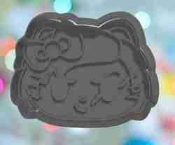 Halloween Killer Kitty Chucky Face Cookie Cutter