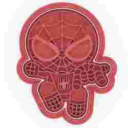 Spider-Man Chibi Chibi Cookie Cutter & Stamp V2 - 9 cm