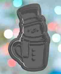 Christmas Snowman Mug Cookie Cutter