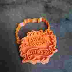 STL Cookie Cutter Mold - My First Eucharist - 3D Digital File