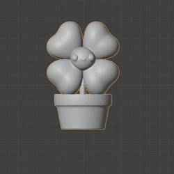 Cute little clover plant
