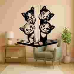 Forest Deer Silhouette - Wall Art Onecolor