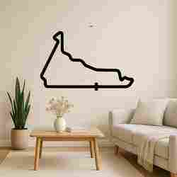 Loop Track Outline - Wall Art Multicolor