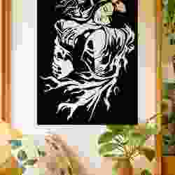 Reaper Embrace - Wall Art Multicolor