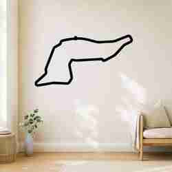 Triangular Track Outline - Wall Art Onecolor