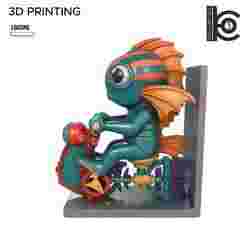 Aqua Rider Bookend - The Ocean Guardian