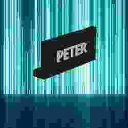 NAME PLATE - PETER