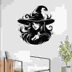 Halloween Enchantress Witch - Wall Art Onecolor
