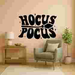 Halloween Hocus Pocus Broom - Wall Art Onecolor