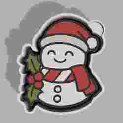 ⛄🎄 Snowman Mold – Freshie, Keychain, Resin & Candle Mold