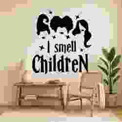 Hocus Pocus I Smell Children Halloween - Wall Art Multicolor