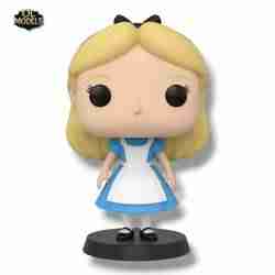 Alice Chibi Figure Alice in Wonderland 3D Model