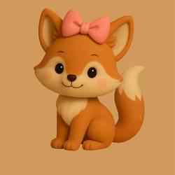 SOUVENIR FOREST ANIMAL BABY FOX