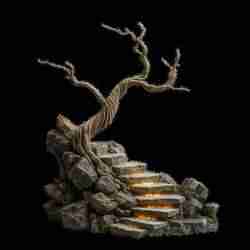 Tree on rock 30