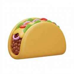 Cartoon Taco 3D Model | STL File for 3D Printing & Decoration