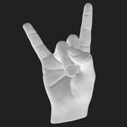 PUNK ROCK HAND GESTURE