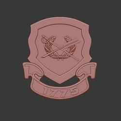 Judge Advocate General's Corps (US Army) 3d relief .stl file