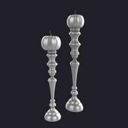 Pumpkin Candle Holders 3D MODEL