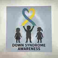 Down Syndrome Awareness Plaque - Hueforge